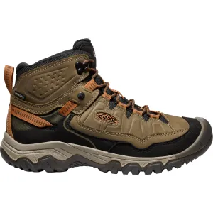 Keen Men's Targhee IV Waterproof Mid Trail Boots Boot (Sea Turtle/Roast Pecan)
