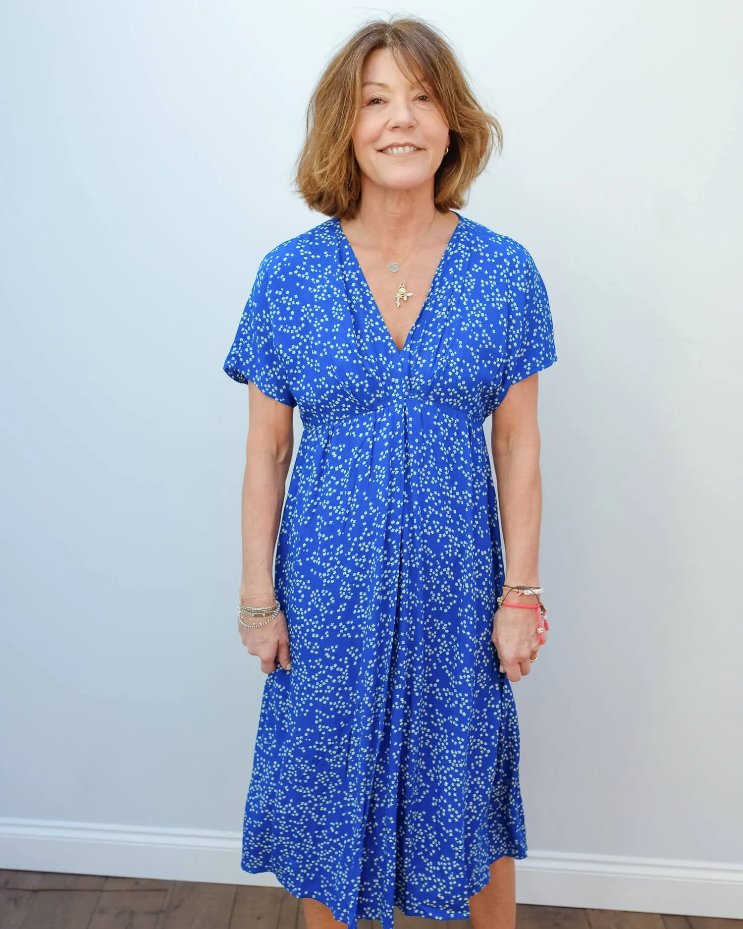 L&H Rimbo dress in daisy blue