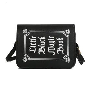 Letter Print Punk/Rock Crossbody Bag