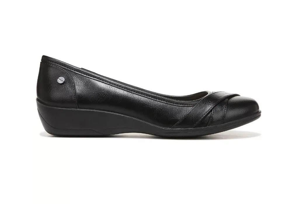 LifeStride Women's Memory Foam I-Loyal Ballet Flats Black Size 6