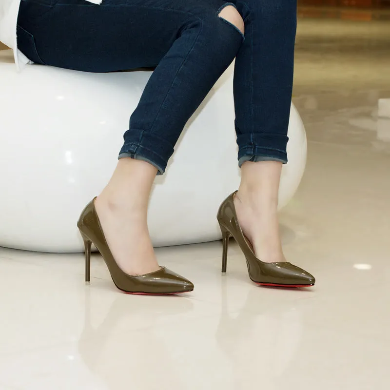 Low Cut Pointed Toe Stiletto High Heels Party Shoes