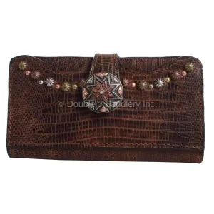 LW177 - Authentic Teju Cognac Leather Ladies Wallet