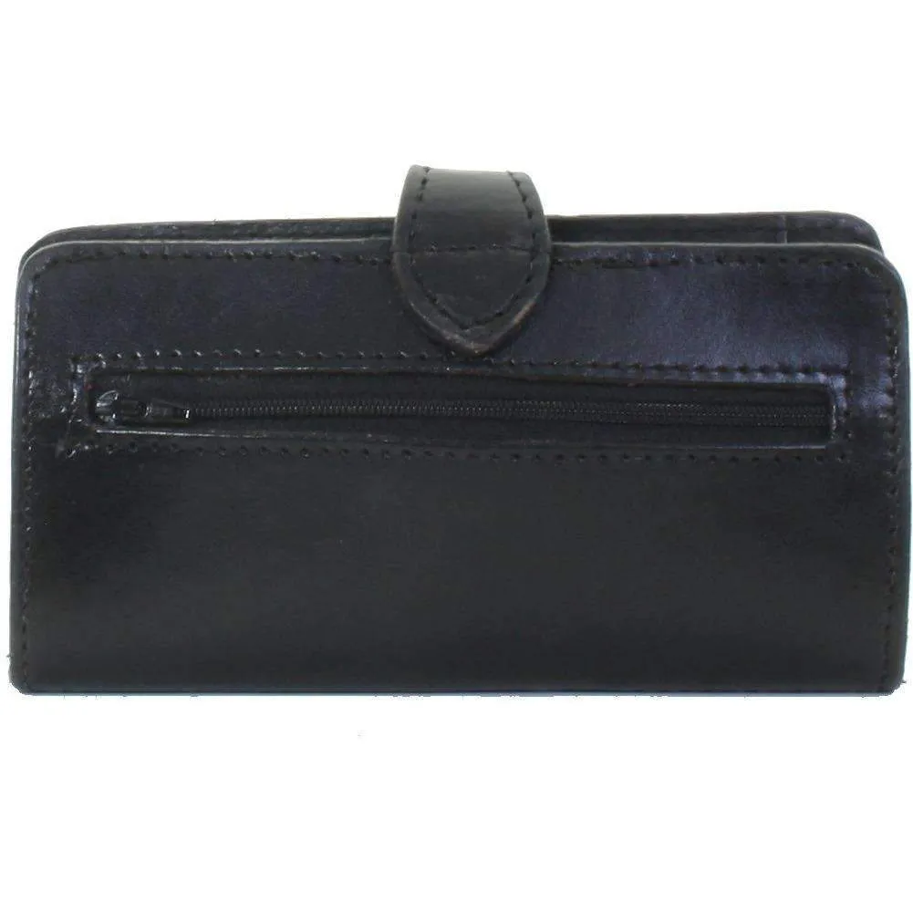 LW196 - Sunflower Tooled Ladies Wallet
