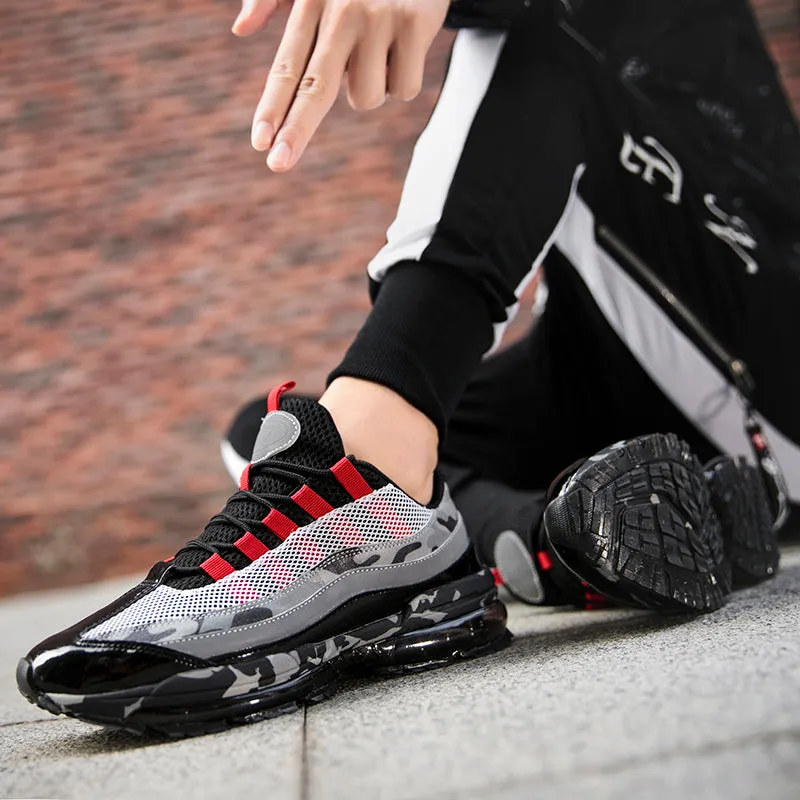 Men's Air Sole Lace-Up Sneakers
