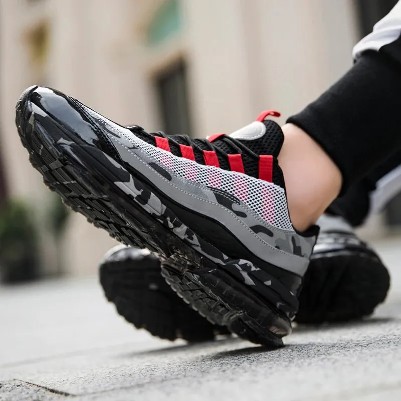 Men's Air Sole Lace-Up Sneakers