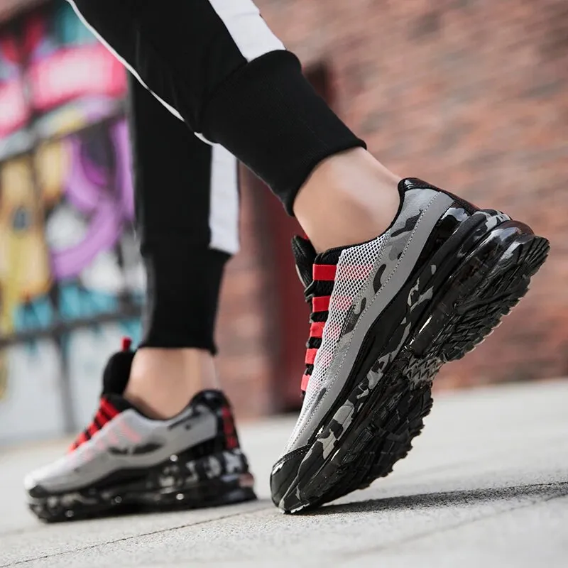 Men's Air Sole Lace-Up Sneakers