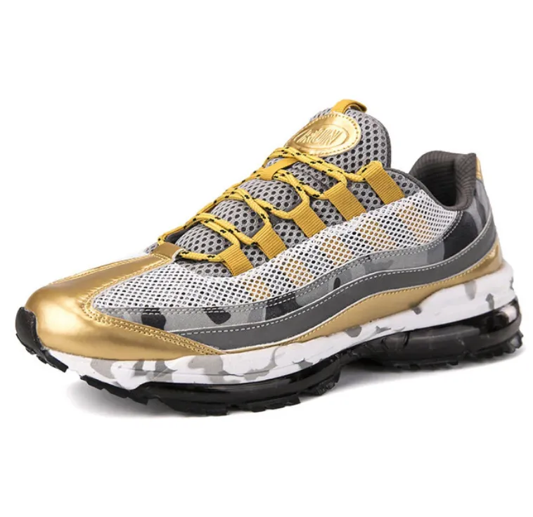 Men's Air Sole Lace-Up Sneakers