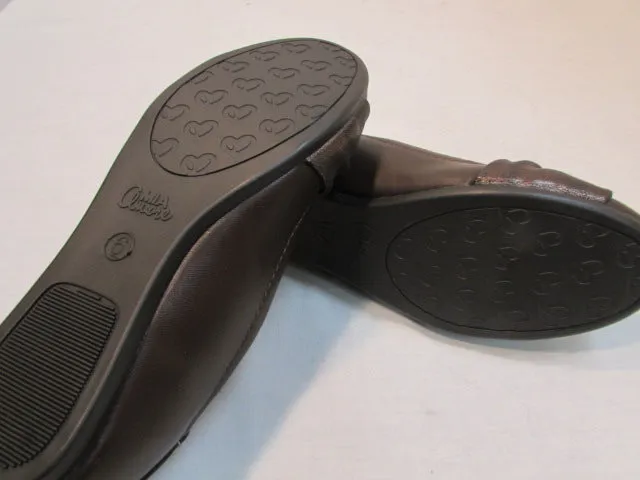 Mia Amore "Corra" Brown Crossover Strap Slip-On Flats