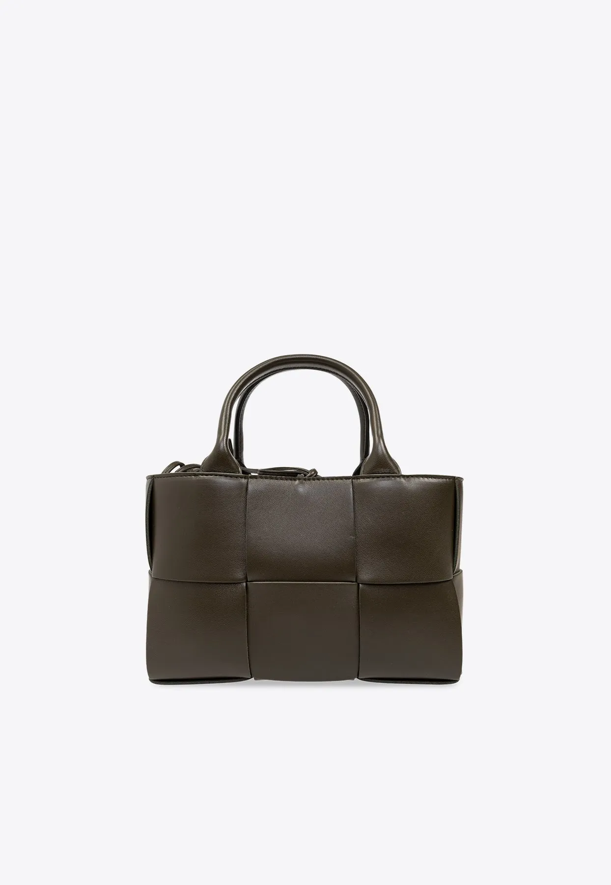 Mini Arco Intrecciato Leather Tote Bag