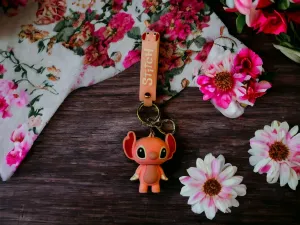 Mini Stitch Character Theme Keychain