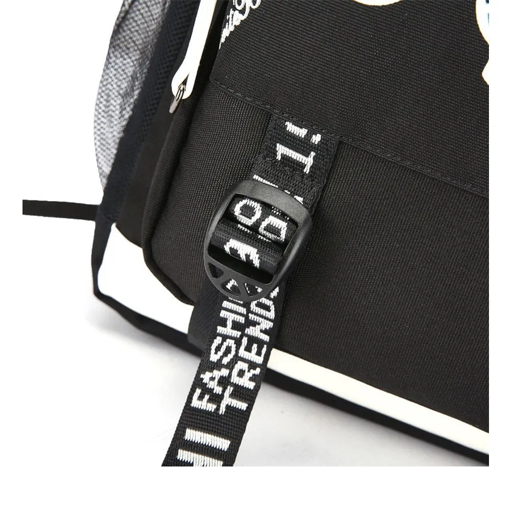 My Hero Academia College Bag Daypack Backpack Laptop with USB Charging Port