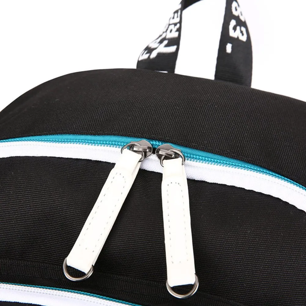 My Hero Academia College Bag Daypack Backpack Laptop with USB Charging Port