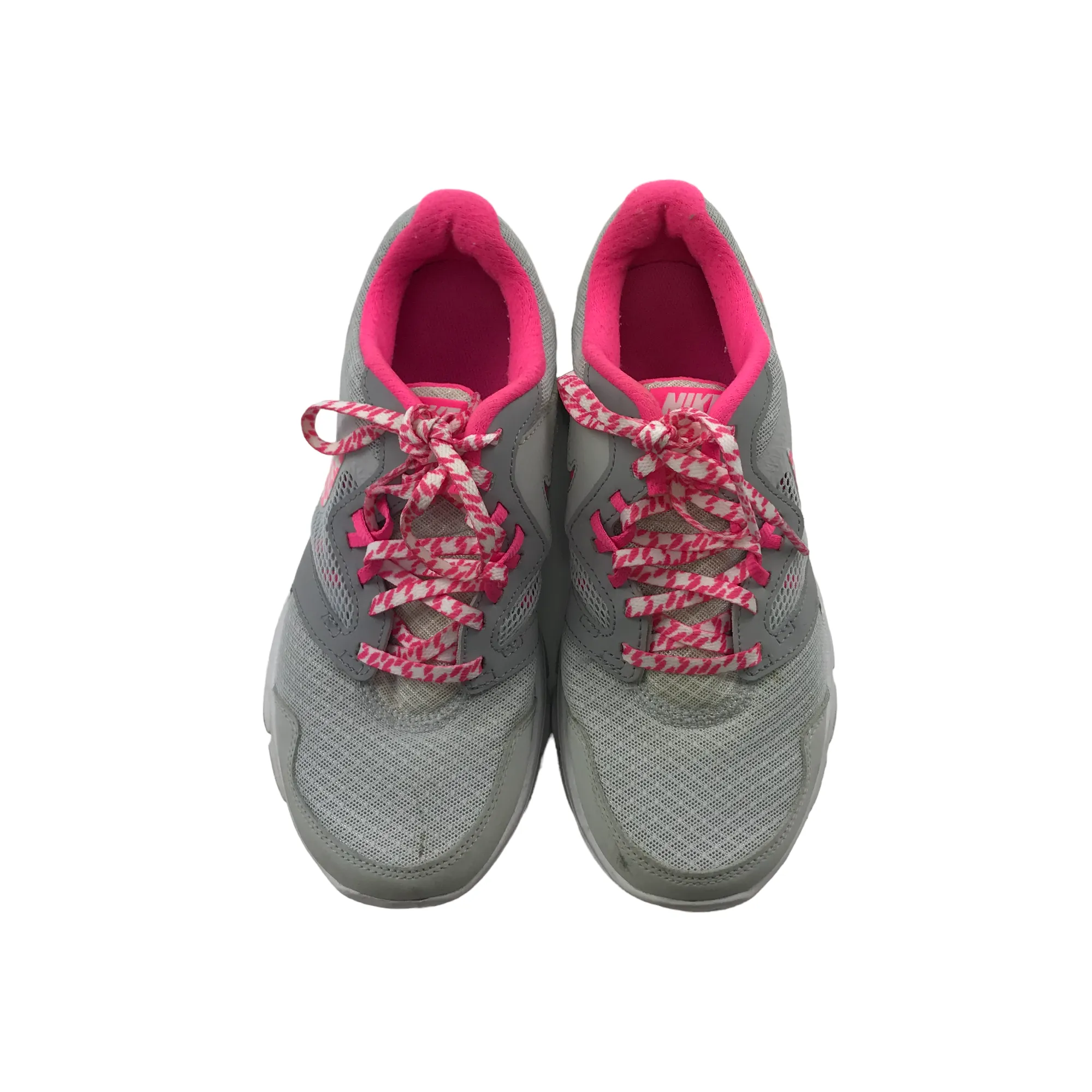 Nike Flex Experience RN 3 Grey and Pink Trainers Shoe Size 4.5