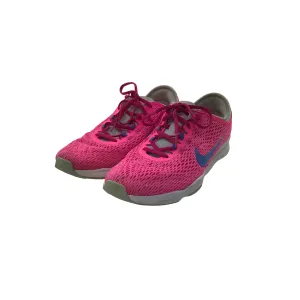Nike Training Zoom Fit Pink Trainers Shoe Size 4