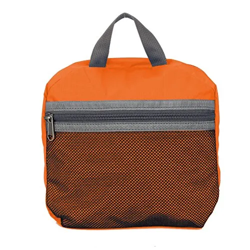 ORICSSON Men and Women Foldable Outdoor Tear and Water Resistant Backpack Daypack,Orange 35L