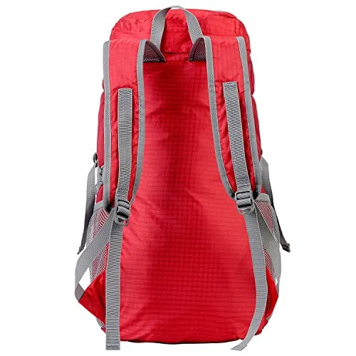 Outereq 30L Outdoor Travel Backpack Hiking Foldable Daypack Red