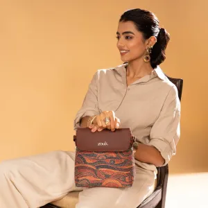 Pithora Artistry Flap Sling Bag