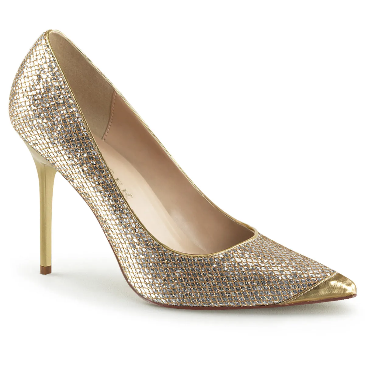Pointed-Toe Classic Pump 4-inch Heel sz.5-16, 11 Colors, CLAS-20