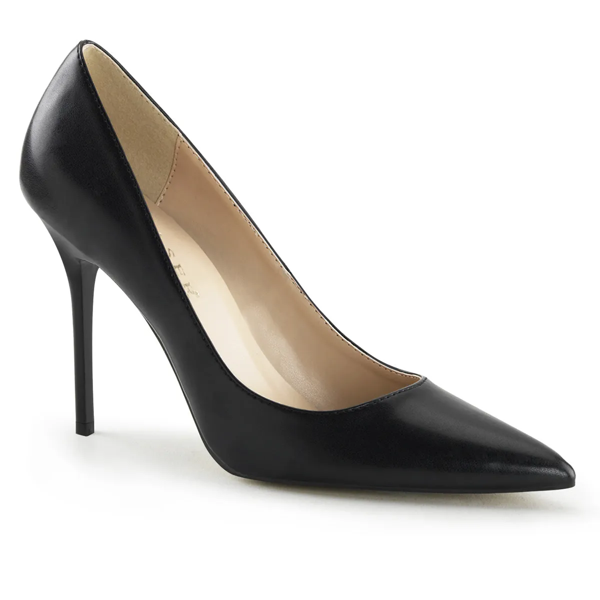 Pointed-Toe Classic Pump 4-inch Heel sz.5-16, 11 Colors, CLAS-20