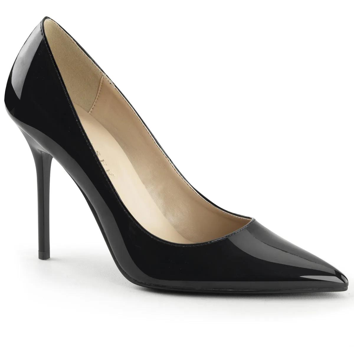 Pointed-Toe Classic Pump 4-inch Heel sz.5-16, 11 Colors, CLAS-20