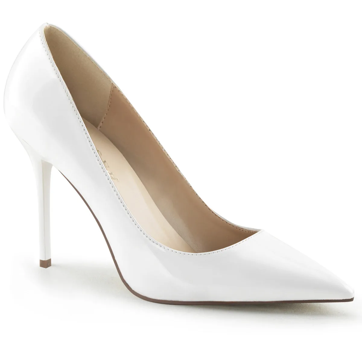 Pointed-Toe Classic Pump 4-inch Heel sz.5-16, 11 Colors, CLAS-20