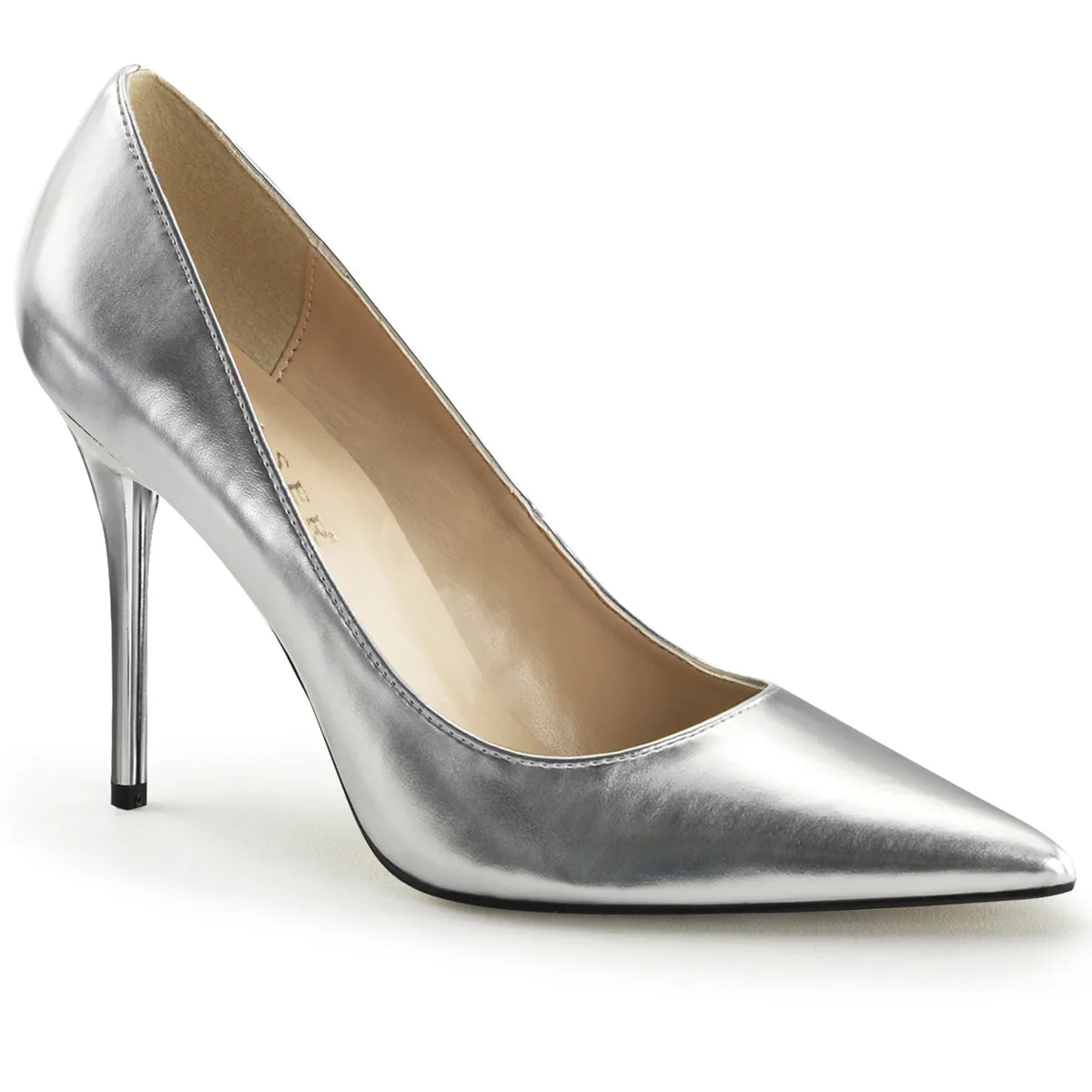Pointed-Toe Classic Pump 4-inch Heel sz.5-16, 11 Colors, CLAS-20