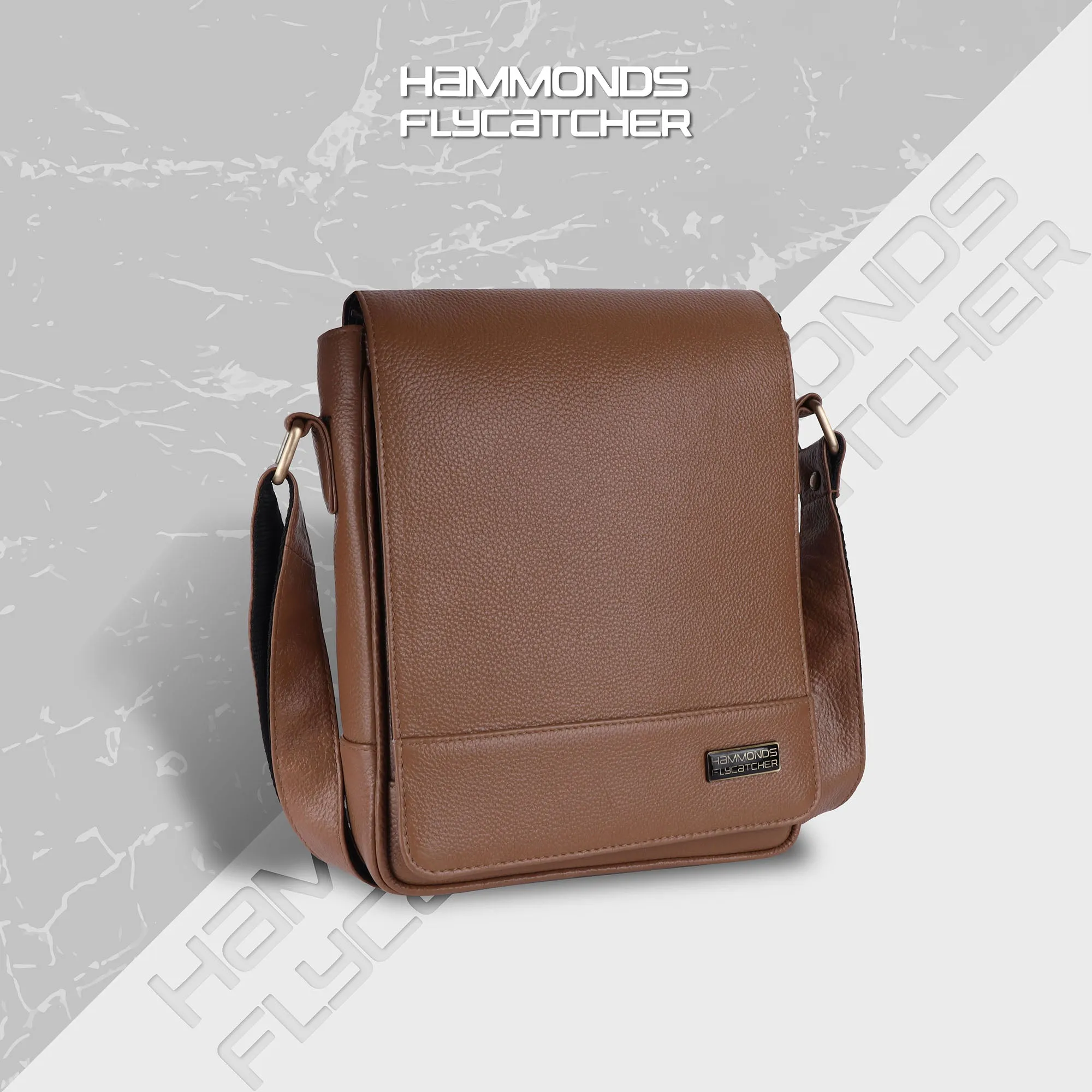 Premium Leather Sling Bag For Men - Adjustable Shoulder Strap - Ideal For Travel, College, and Office