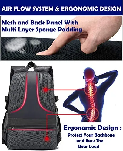 ProEtrade Backpack Daypack for School College Laptop Travel, Computer Bookbag Bag with USB Charging Port Anti Theft Laptop Compartment Fits 15.6 Inch Notebook, Gifts for Men & Women (Purple)