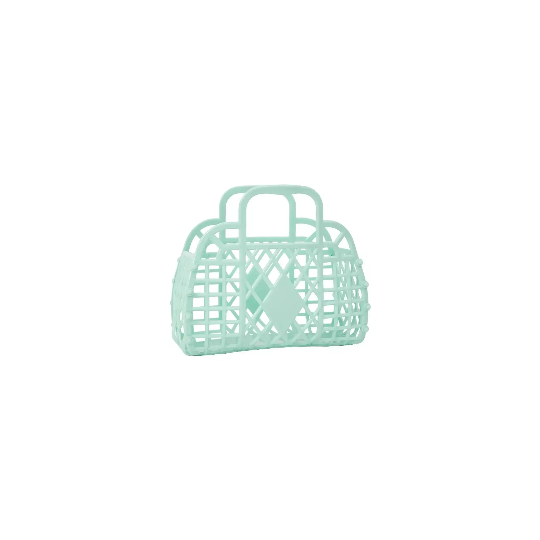 Retro Basket Jelly Bag - Mini Mint Green
