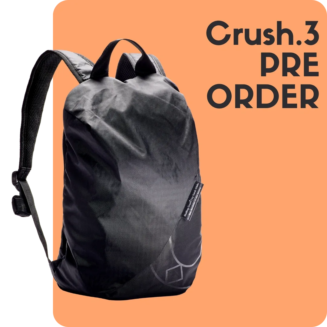 RiutBag Crush.3 - Ultra-Light, Secure, Foldable Daypack | 14L Capacity