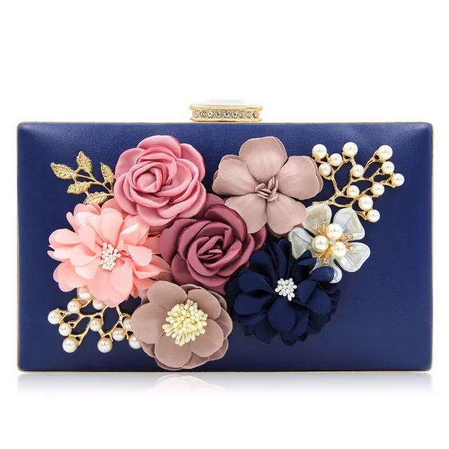 Royal Blue Day Clutches Purses Female Wedding Bag