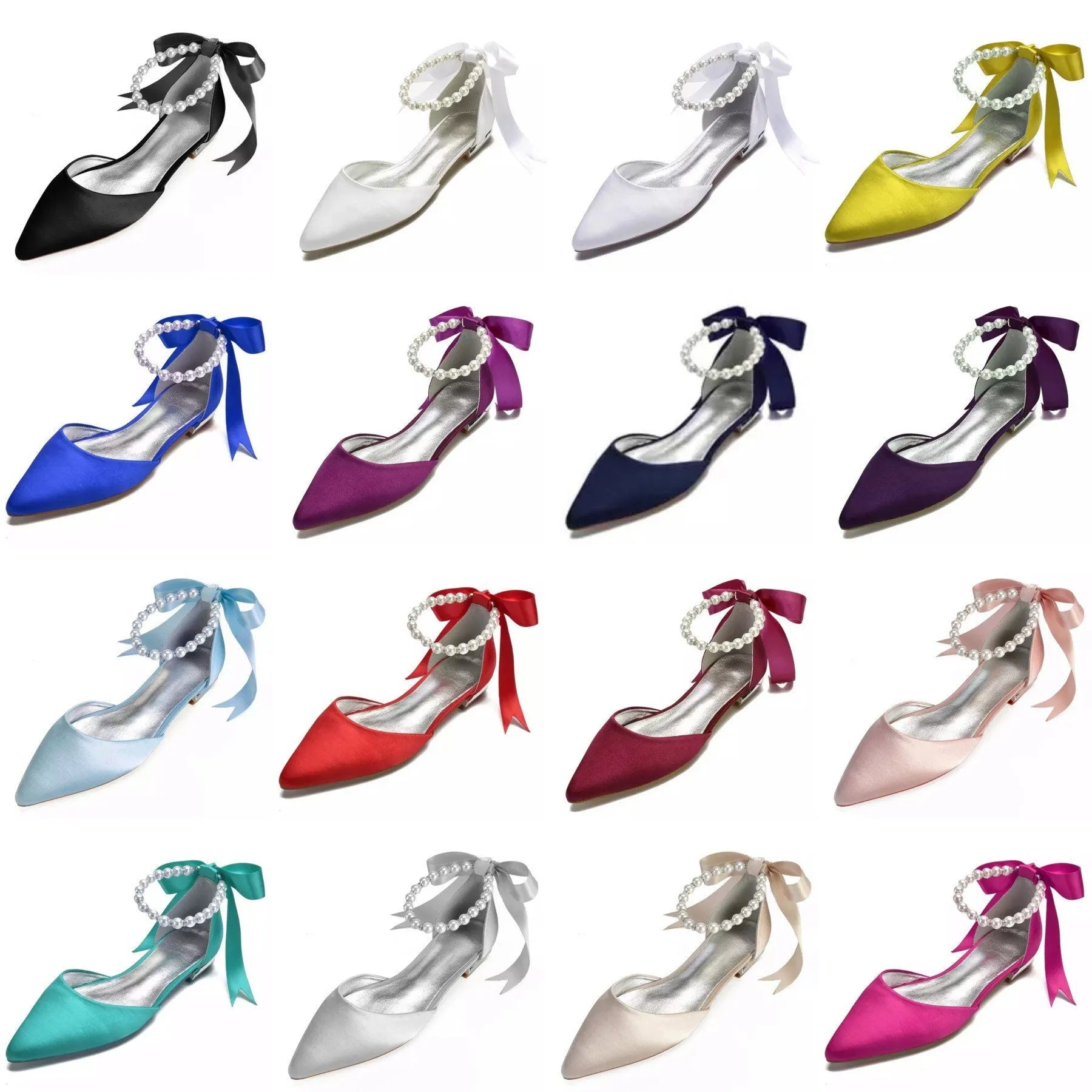 Satin Flats - Other Colours