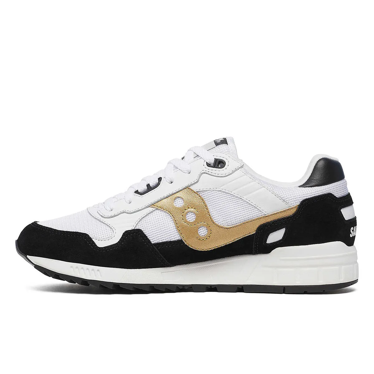 Saucony - Shadow 5000 Trainers in White/Black/Gold