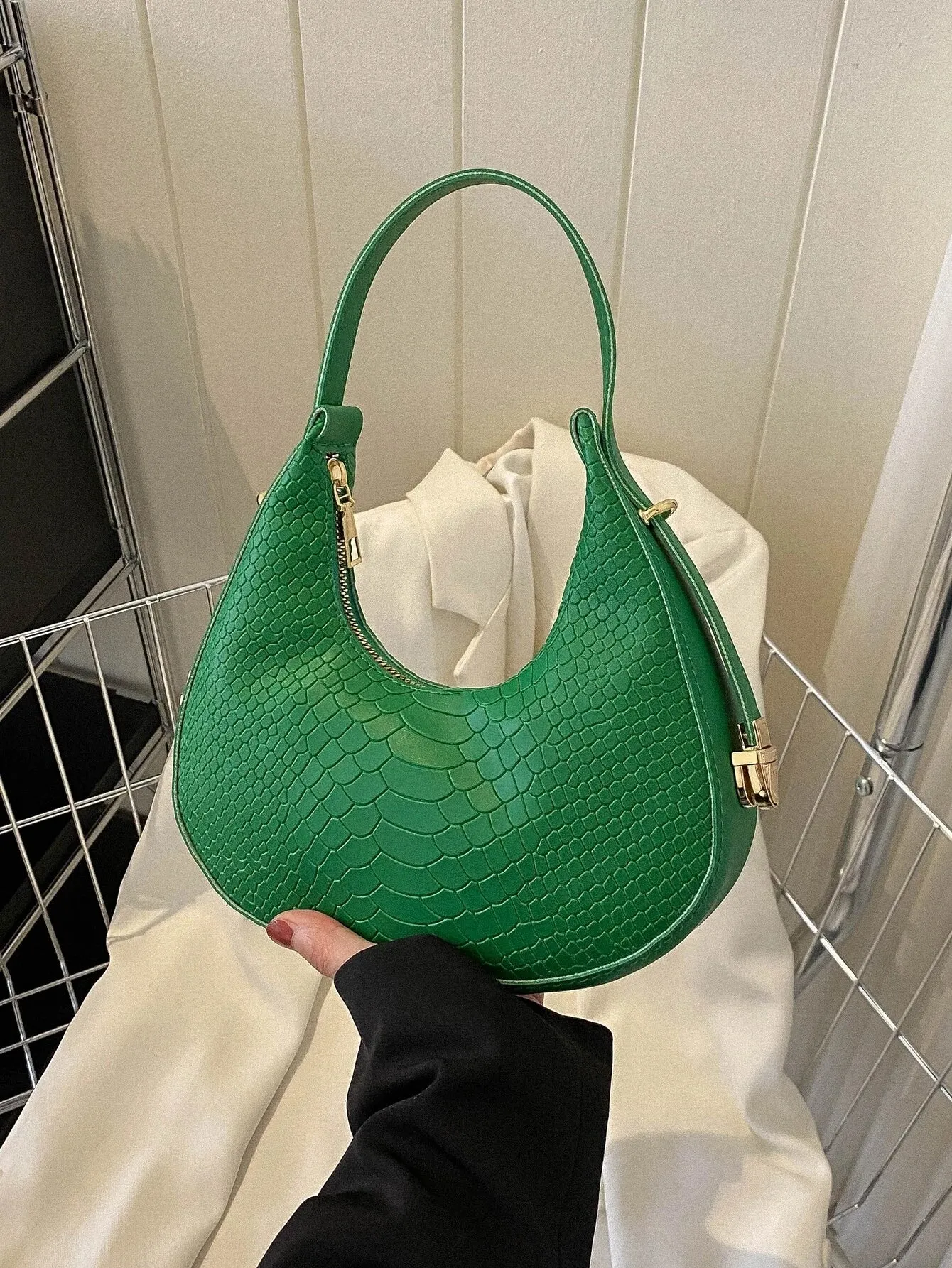 SHEIN New Arrival Summer Single Shoulder Fashion Handbag Solid Color