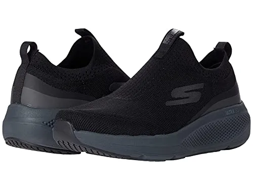 Skechers Mens GOrun Elevate - Athletic Slip-on Workout Running Shoe with Cushioning Sneaker, Black, 8 US