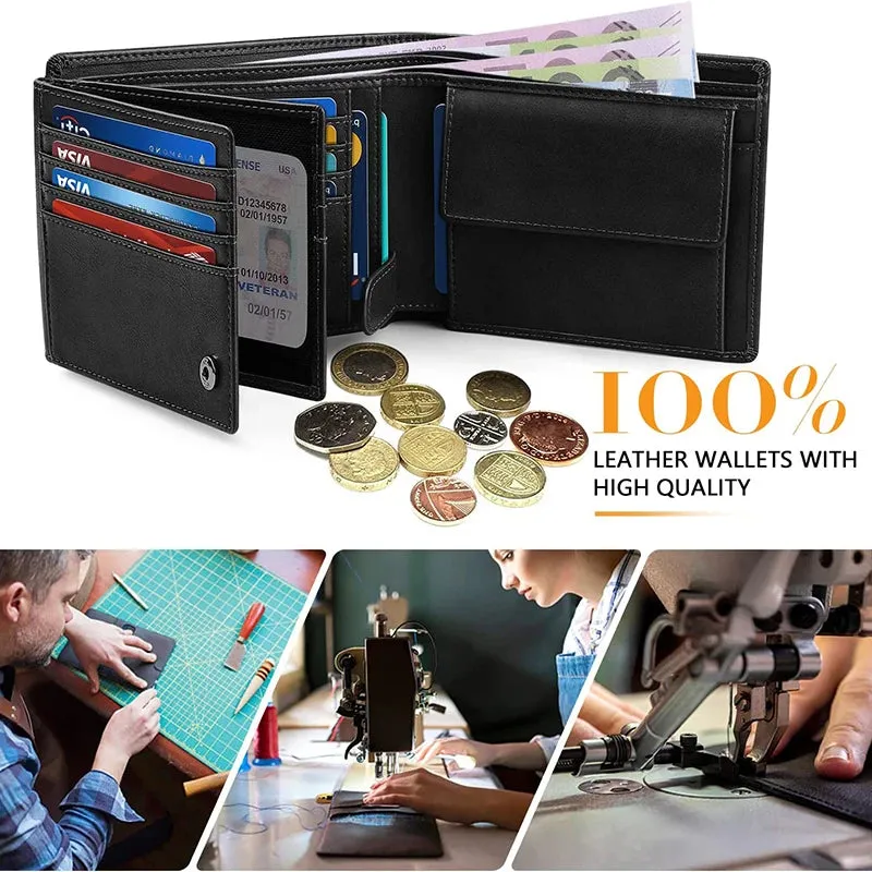 Slim RFID Wallet with 15 Card Holders