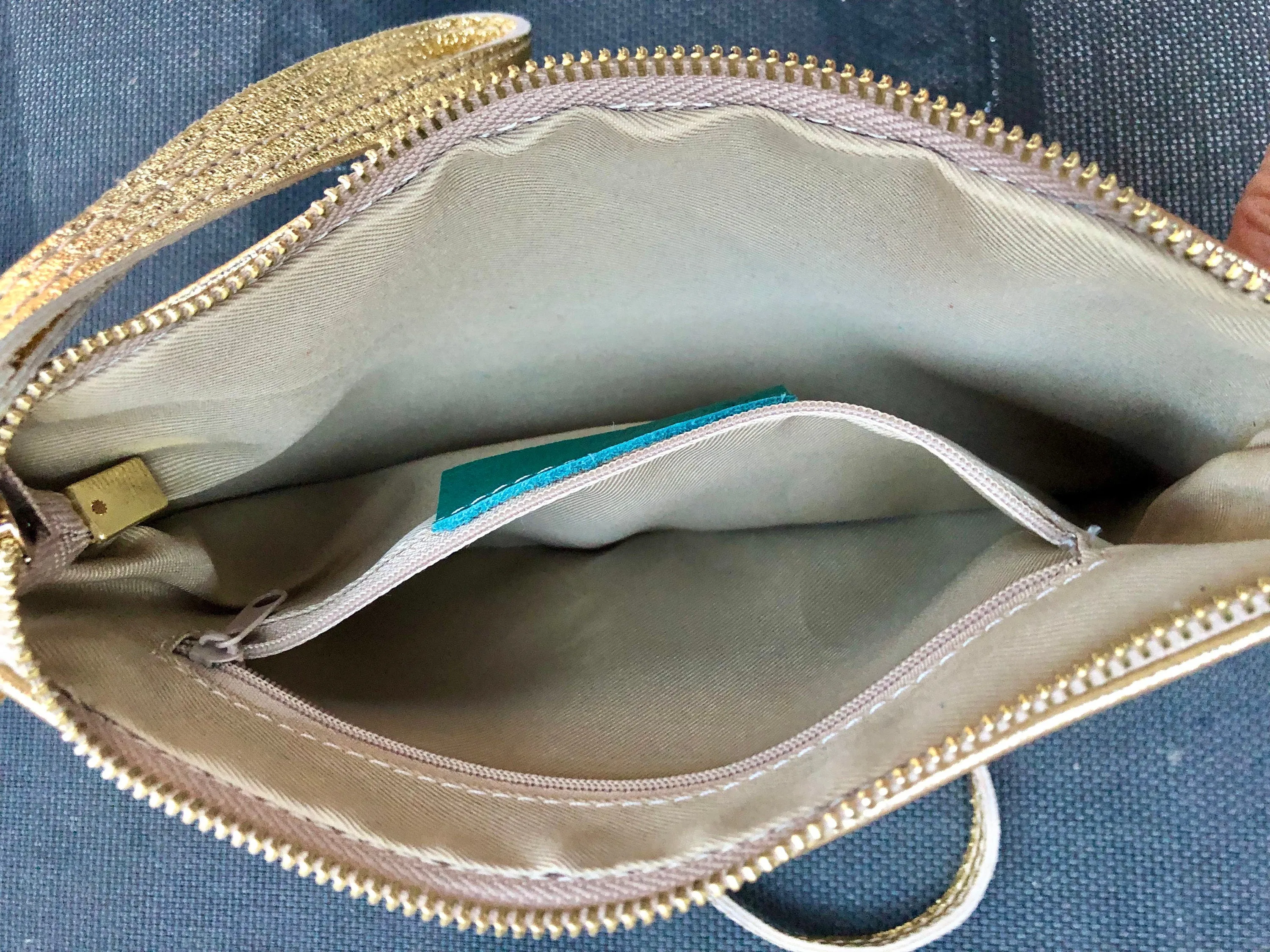 Small leather bag in BEIGE .Cross body, shoulder bag or wristlet in GENUINE  leather. Golden leather bag with adjustable strap.Beige purse