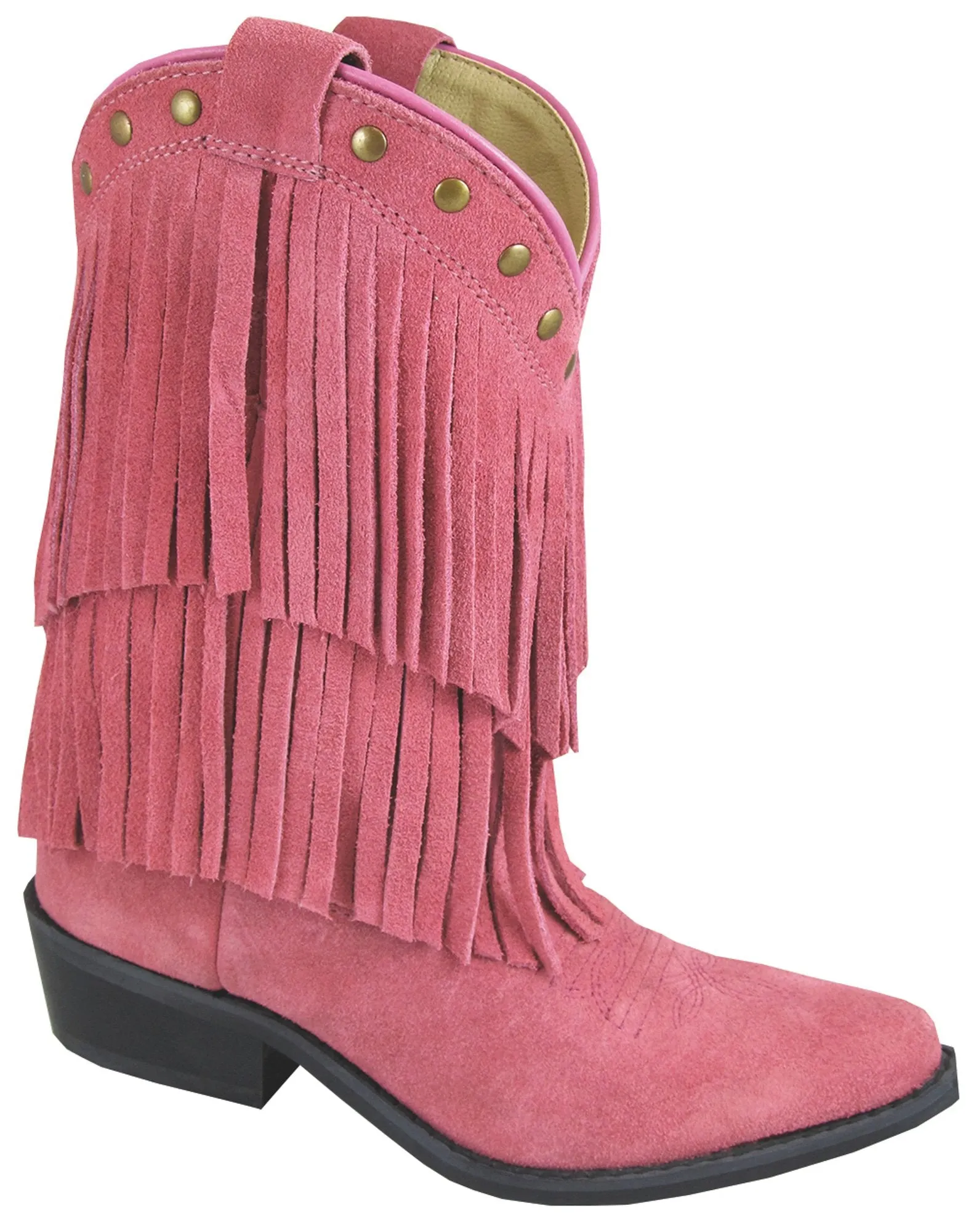 SMOKY MOUNTAIN GIRLS' PINK FRINGE BOOT