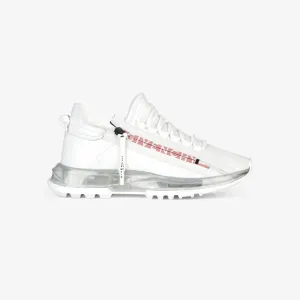 SPECTRE LOW RUNNERS SNEAKERS IN PERFORATED LEATHER WITH ZIP