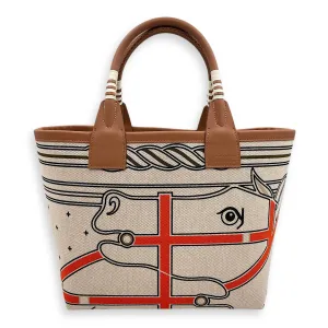Steeple Tote 25 Ecru in Toile