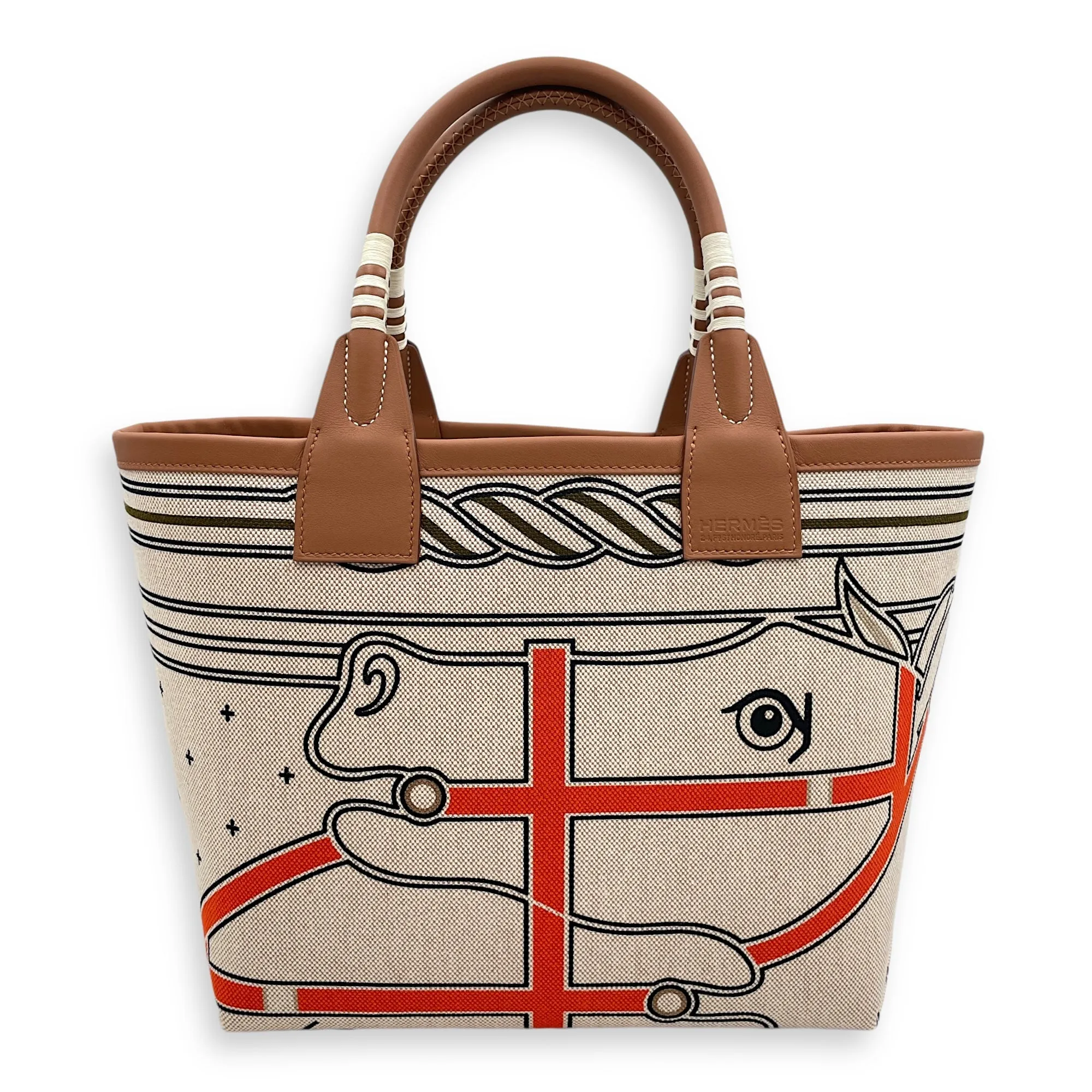Steeple Tote 25 Ecru in Toile