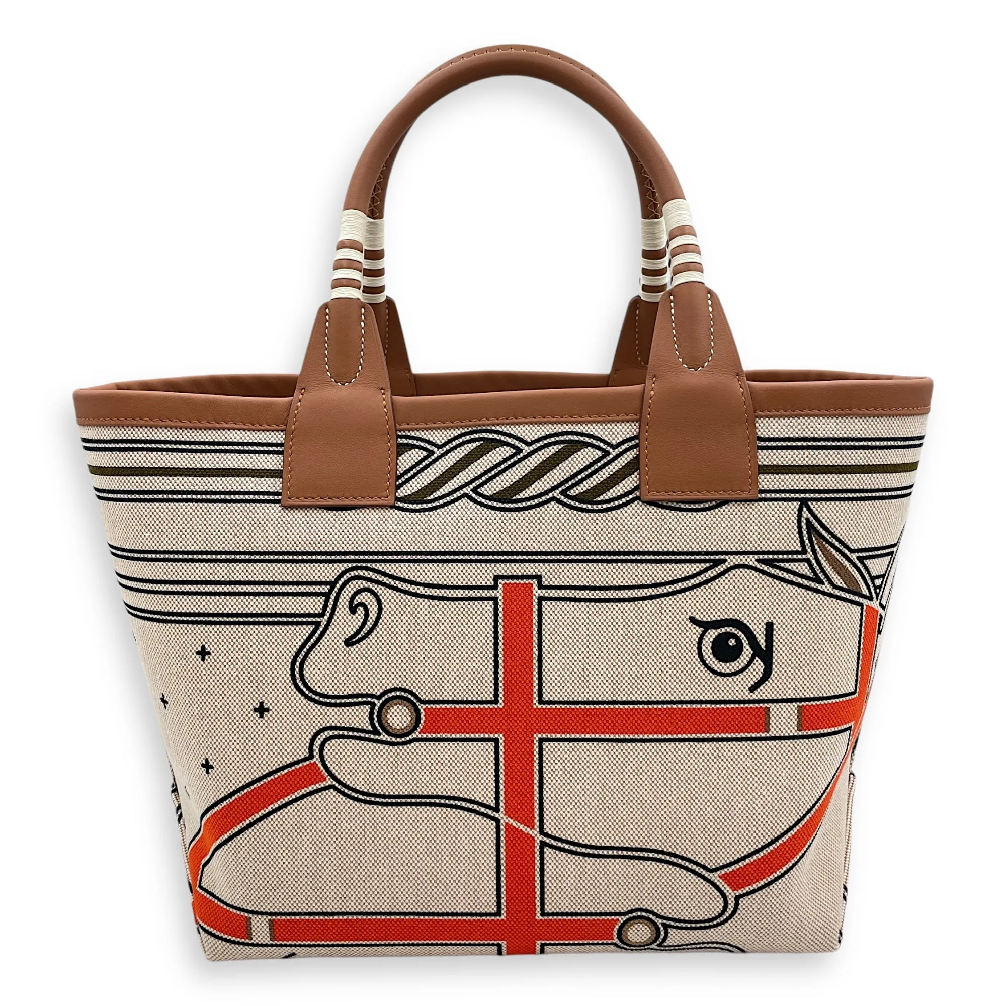 Steeple Tote 25 Ecru in Toile