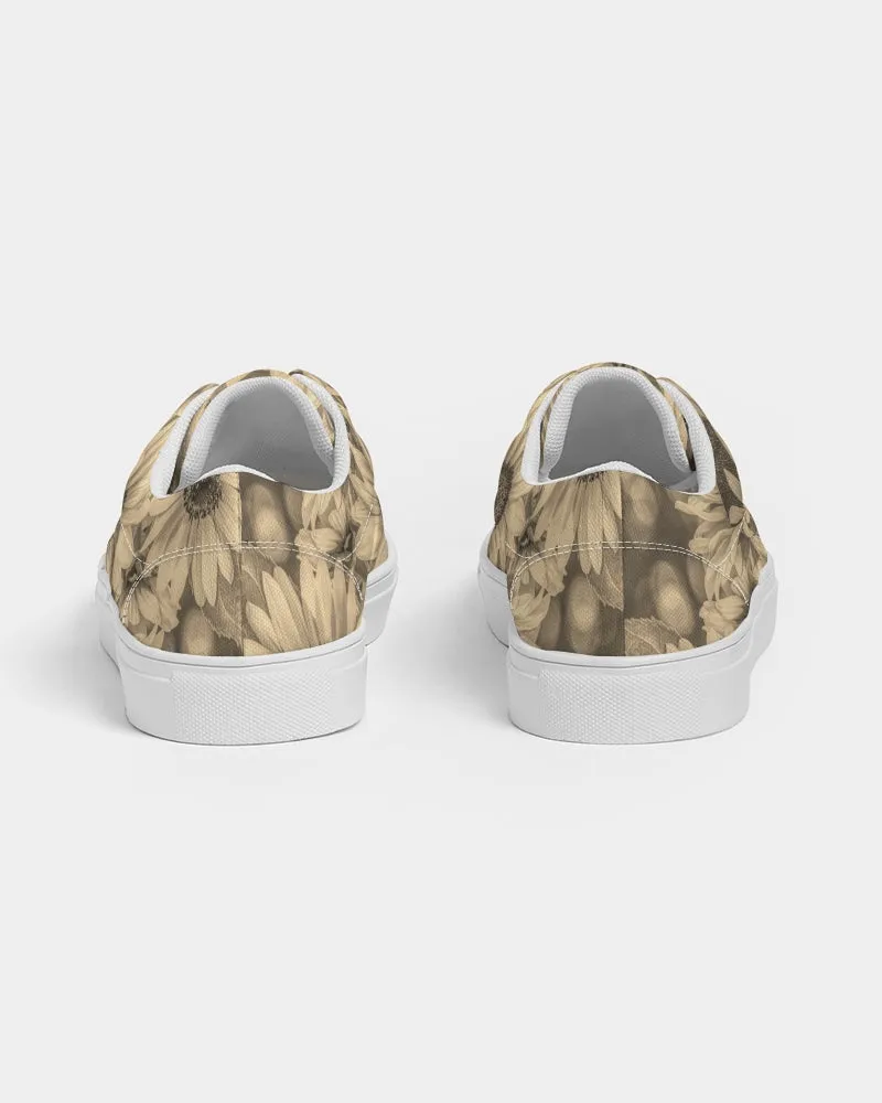 Sunflower Dreamy Bronze Lace Up Canvas Shoe
