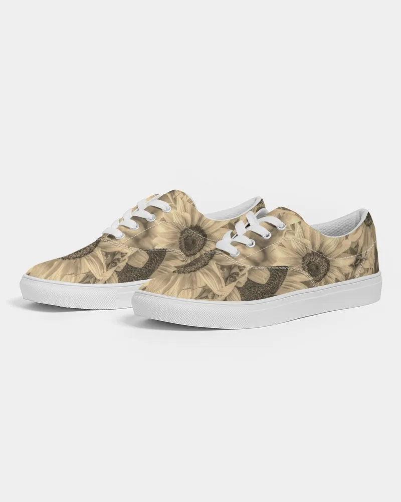 Sunflower Dreamy Bronze Lace Up Canvas Shoe