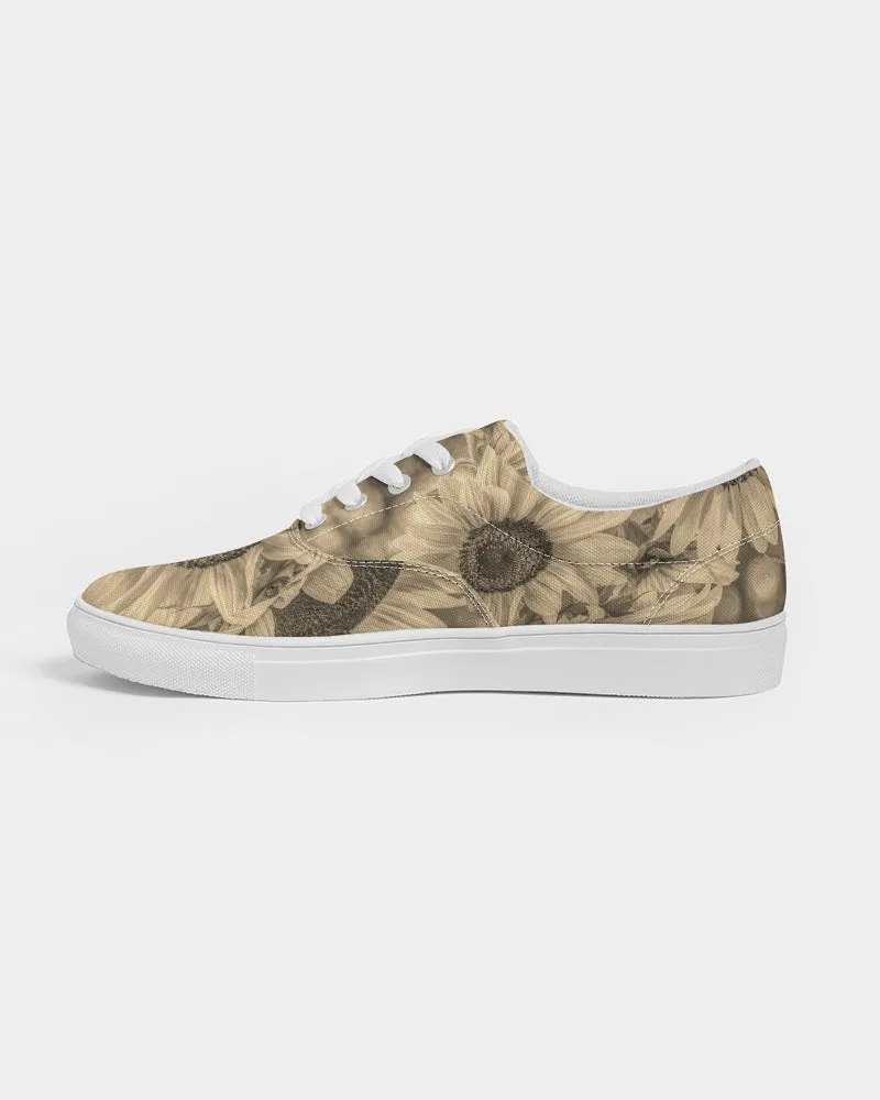 Sunflower Dreamy Bronze Lace Up Canvas Shoe