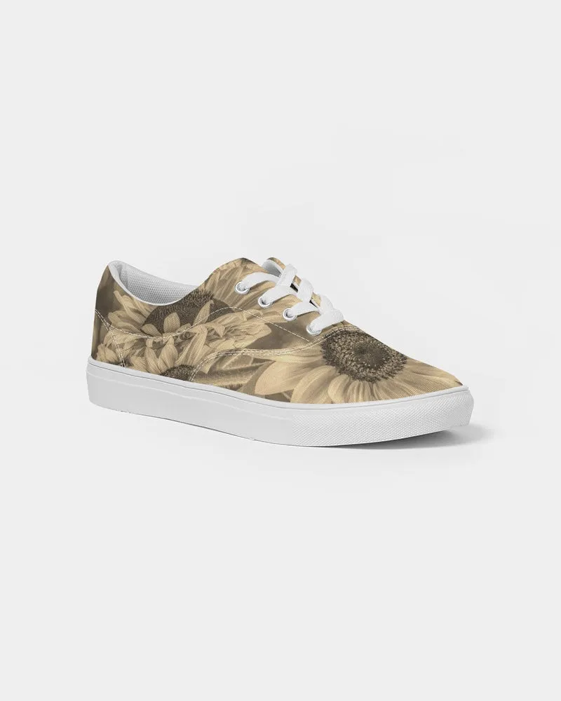 Sunflower Dreamy Bronze Lace Up Canvas Shoe