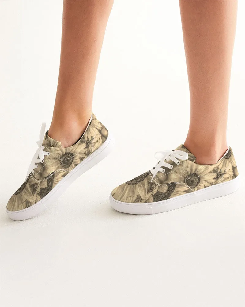 Sunflower Dreamy Bronze Lace Up Canvas Shoe