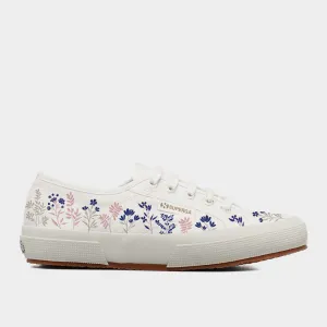 Superga Womens 2750 Flower Embroidery White/Multi _ 180118 _ White