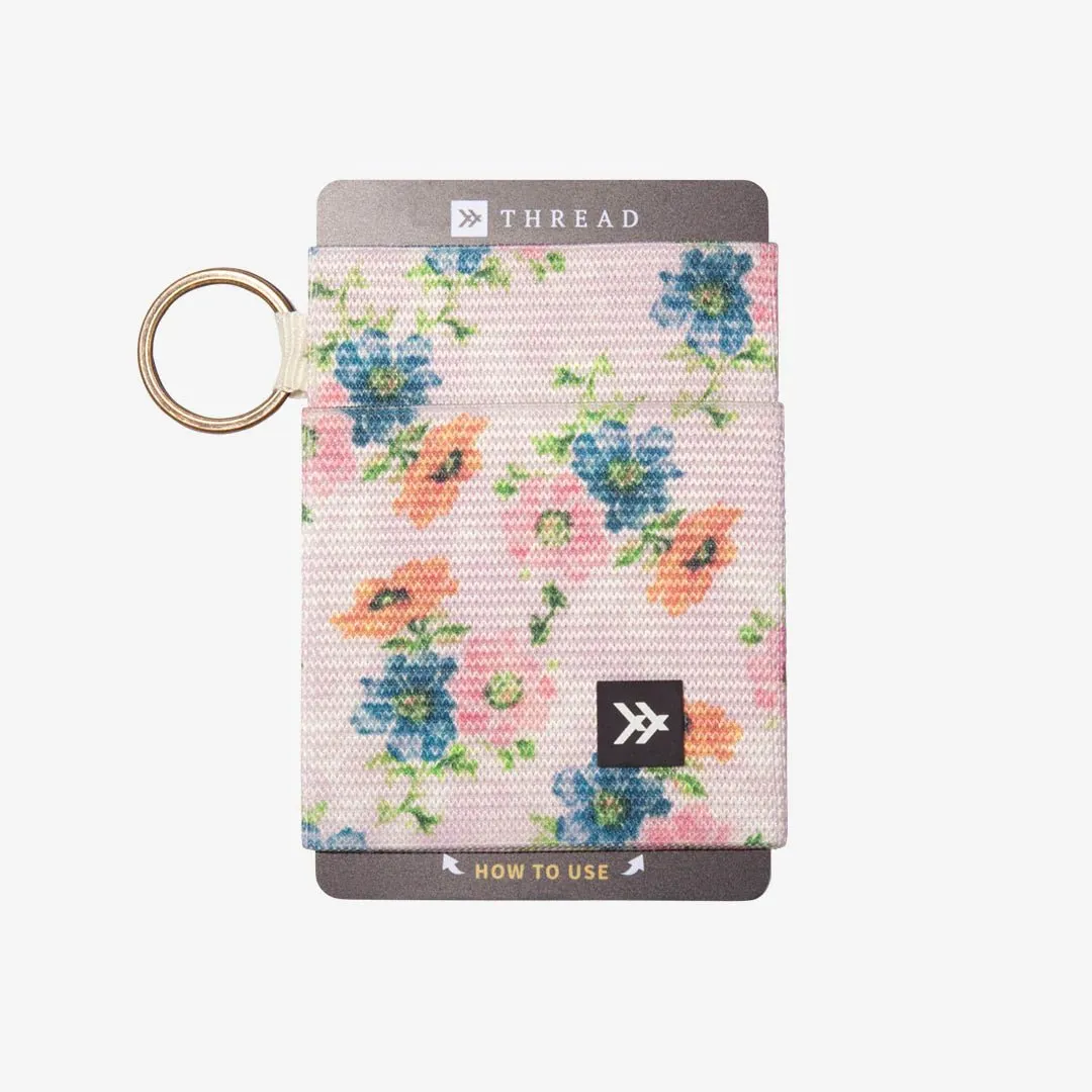 Thread Wallet Elastic Card Holder
