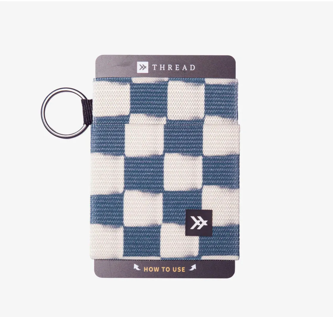 Thread Wallet Elastic Card Holder